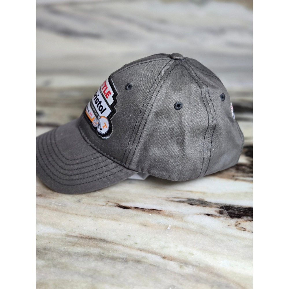 Battle at Bristol 2016 Virginia Tech vs Tennessee Football Hat Gray Baseball Cap - Picture 3 of 9